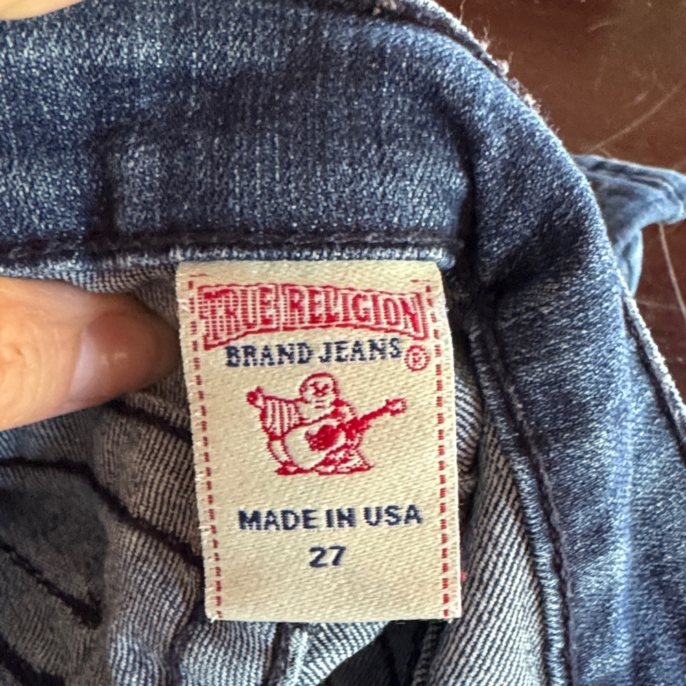 True Religion Women's Blue Boot Cut Jeans